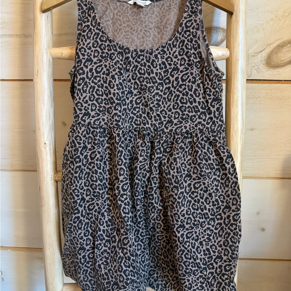 American Eagle Outfitters Animal Print Top